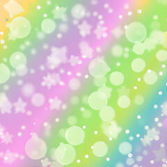 Fototapeta premium Rainbow glitter color background for Bokeh with soft focus 