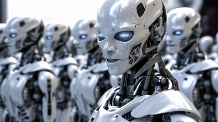 Generative Ai. Robot of the future
