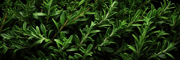 Naklejka na ściany i meble Professional Rosemary Texture For Background. Plant Identification, Botanical Classification, Plant Care Tips, Gardening, Oxygenation, Plant Life Cycles. Generative AI