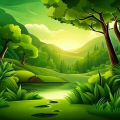 Obraz premium tree leaf nature background