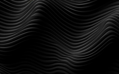 Gradient black background with wavy lines