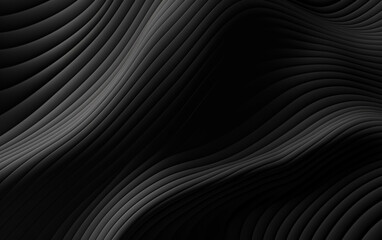 Gradient black background with wavy lines