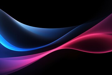 Abstract Wallpaper, Colorful Shape on a Black Background.