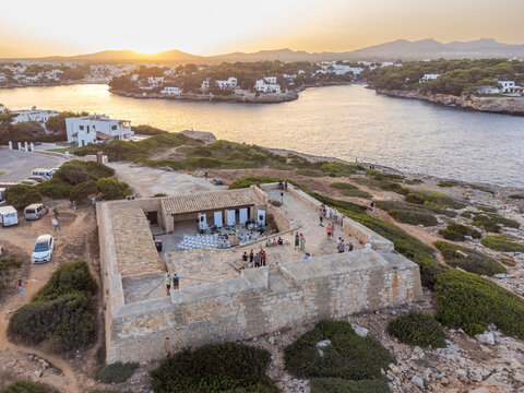 Es Fortí 1730 fortification, Cala d'Or, Santanyí, Majorca, Balearic Islands, Spain