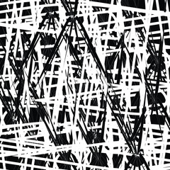 Grungy Black And White Texture Vector	