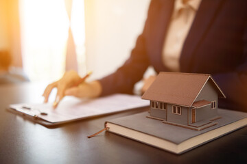 Real estate agents are offering sample homes to clients to choose from within the real estate...