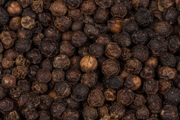 Black peppercorn background