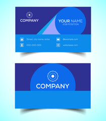 Creative and modern corporate business card template