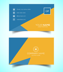 Creative and modern corporate business card template