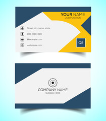 Creative and modern corporate business card template