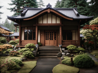 Japanese house beautiful environment