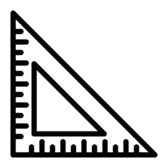 triangle line icon