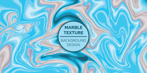 Abstract seamless colourful marble pattern, wavy liquified, watercolour texture, blue and gold colours, vector background design.