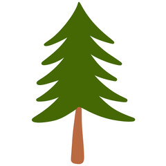 Fototapeta premium hand drawn christmas tree element