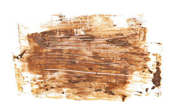 Drops of mud sprayed isolated on white background 