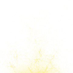 Gold glittering dust