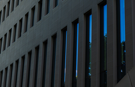 Modern architecture of business downtown of Tbilisi
