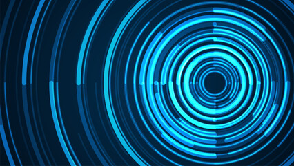 Circles lines round. Technology concept background.