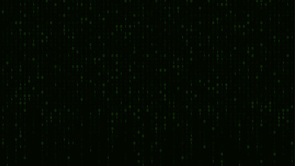 Obraz premium Binary code abstract technology background. Global network