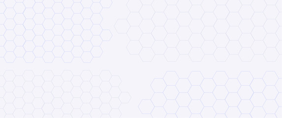 abstract hexagon geometric pattern vector illustration, clean and modern science chemical theme background