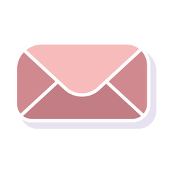 Isolated colored message letter icon Vector