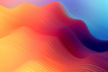Fototapeta premium Colorfull curved abstract background, waves