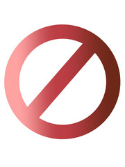 Fototapeta premium do not enter no sign png