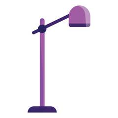 Isolated colored office lamp icon Vector