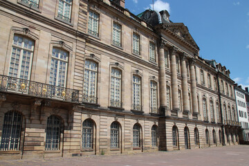 Fototapeta na wymiar rohan palace in strasbourg in alsace (france)