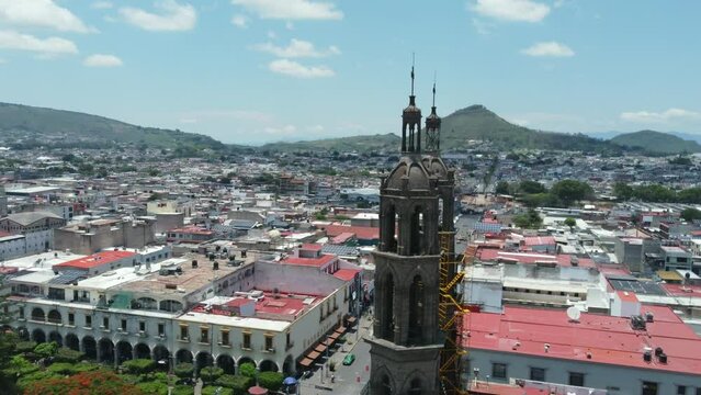 Cathedral Towers of Tepic, Nayarit. Mexico