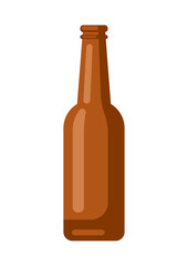 Beer glass bottle illustration. Beer festival or Oktoberfest.