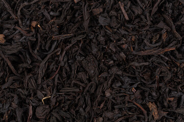 dry black tea