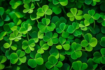clover background generated Ai Technology