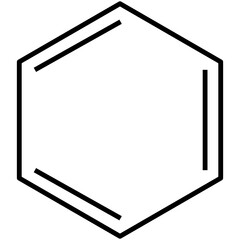 Benzene ring aromatic formula organic chemistry hydrocarbon transparent background png