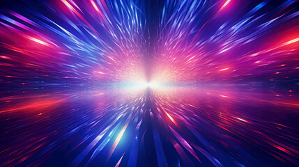 Naklejka premium Luminous Intensity Captivating Abstract Background with Dramatic Lighting and Retrowave Vibes