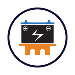 Car battery, battery, storage battery, car Acid Battery icon