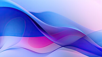 Abstract blue and purple shapes