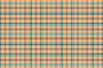 Tartan or plaid vintage color pattern. Vector illustration.