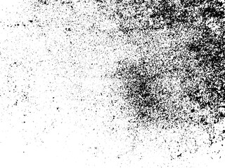 Rustic grunge vector texture with grain and stains. Abstract noise background. Weathered surface. Dirty and damaged. Detailed rough backdrop. Vector graphic illustration with transparent white. EPS10.