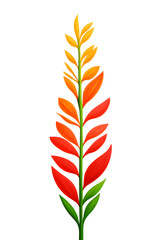 Fototapeta premium leaf isolated on white, generative ai