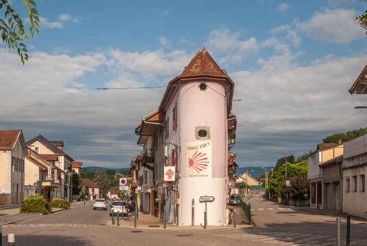 Centre-ville de Frangy en Haute-Savoie