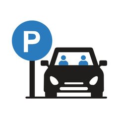 car, parking, parking sign, car parking icon