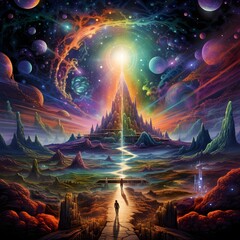 Fototapeta premium Expedition into Cosmic Realms