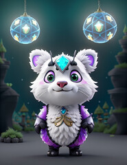 Naklejka premium Faire panda