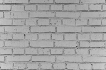 White brick wall texture background. copy space