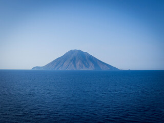 Fototapeta premium A sole island in the Mediterranean 
