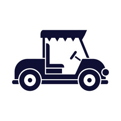Golf cart, Golf, Buggy car, Game golf cart icon