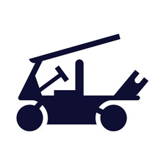 Golf cart, Golf, Buggy car, Game golf cart icon