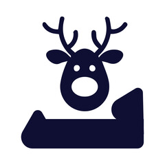 deer head, Vehicle and deer head icon