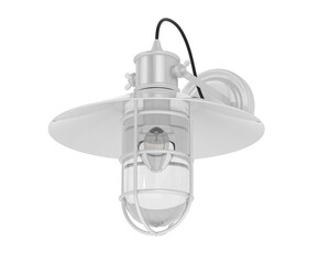 Exterior lamp isolated on transparent background. 3d rendering - illustration